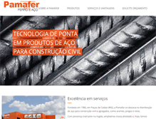Tablet Screenshot of pamafer.com.br
